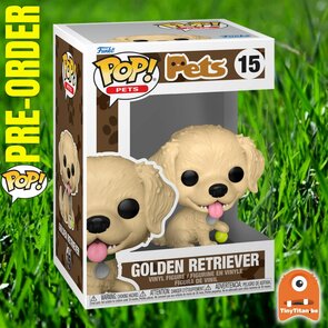 Funko POP! PETS 15 Golden Retriever Pre-Order