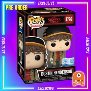 Funko POP!  Stranger Things 1803 Dustin Henderson EXCLUSIVE Pre-Order