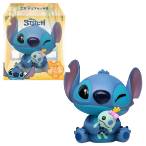 DISNEY - Stitch & Scrump - Figural Bank 18cm in acetane box