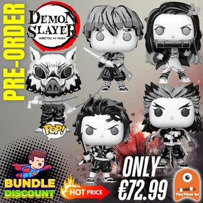 FUNKO POP! Super Discount Bundle of 5 DEMON SLAYER Pre-Order