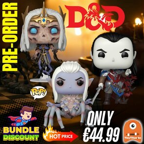 FUNKO POP! Super Discount Bundle of 3 DUNGEONS & DRAGONS Pre-Order