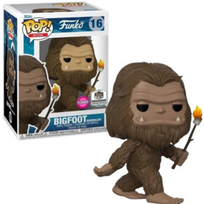 Funko POP! Myths Bigfoot with Marshmallow 16 Flocked Funko HQ Exlcusive