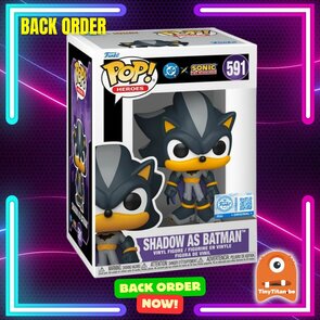 Funko POP! JLA & SONIC 591 Shadow As Batman Back Order