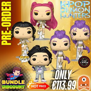 FUNKO POP! Super Discount Bundle of 4 + chase KPOP DEMON HUNTER (Arrival Fast) Pre-Order