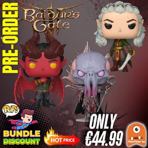 FUNKO POP! Super Discount Bundle of 3 BALDUR'S GATE 3 Pre-Order