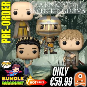 FUNKO POP! Super Discount Bundle of 4 A KNIGHT OF THE SEVEN KINGDOMS Pre-Order