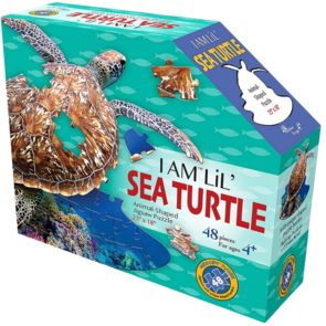I Am Lil' Sea Turtle - 48 Piece Puzzle - Kids 