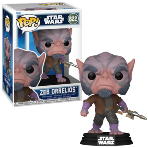 Funko POP! MANDALORIAN & GROGU 822 Zeb Orrelios
