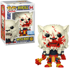 FUNKO POP! Battle Beast Bloody CHASE 54 Invincible Comics Exclusive