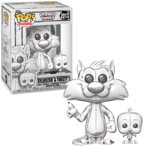 Funko POP! LOONEY TUNES (Sketched Deco) 2013 Sylvester & Tweety