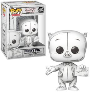 Funko POP! LOONEY TUNES (Sketched Deco) 2012 Porky Pig