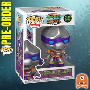 Funko POP! GODZILLA X TURTLES 2342 Donatello X Jet Jaguar Pre-Order
