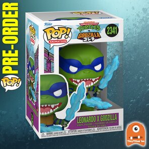 Funko POP! GODZILLA X TURTLES 2341 Leonardo X Godzilla Pre-Order
