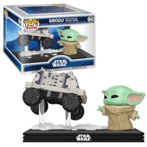 Funko POP! MANDALORIAN & GROGU - POP Moments 840 - Grogu W/Polar Mouse Droide