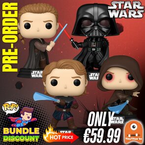 FUNKO POP! Super Discount Bundle of 4 STAR WARS Anakin Skywalker Back Order