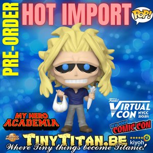 Funko POP! All Might Weakened NYCC 2021 Virtual Con Fall Convention Exclusive LE Pre-order